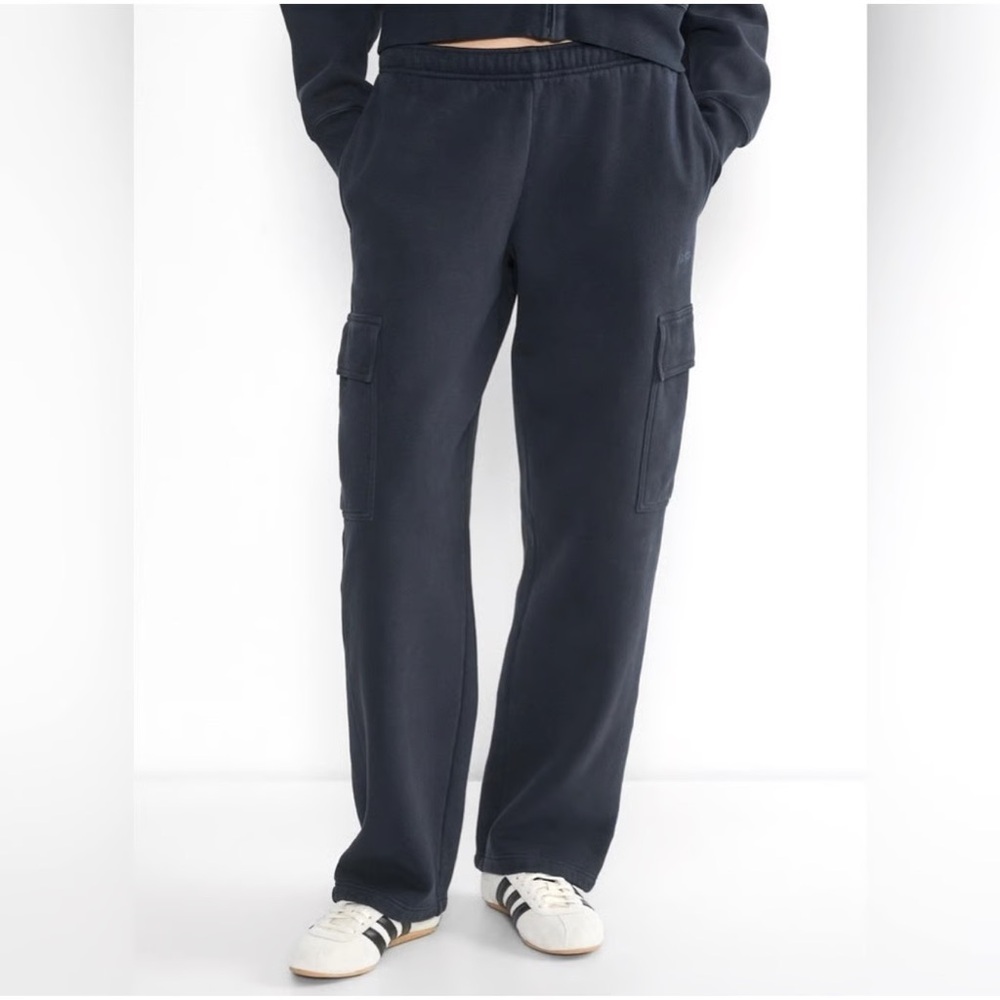 Aritzia TNA cargo sweatfleece pants